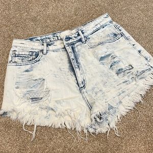 Garage denim shorts